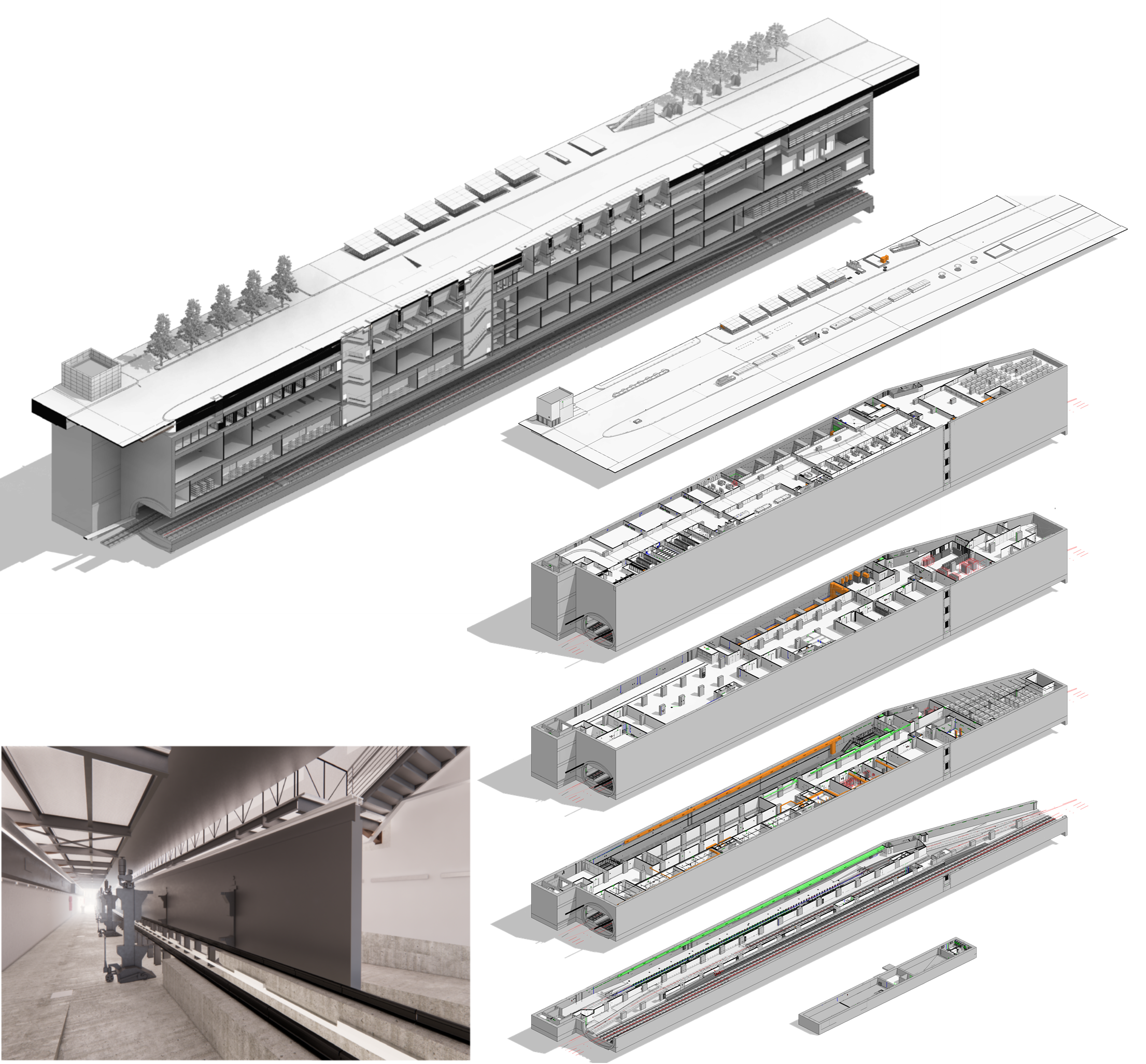 Veikou Forestation – Architectural BIM model
