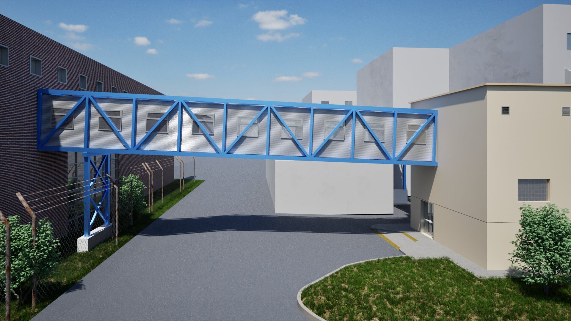 Pedestrian Bridge View
