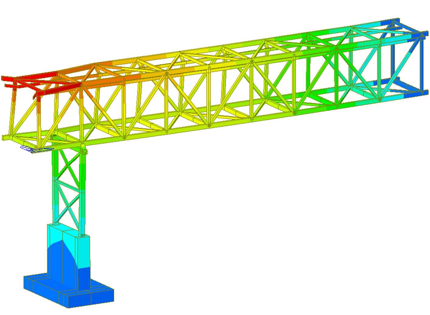 Pedestrian Bridge Structural Model