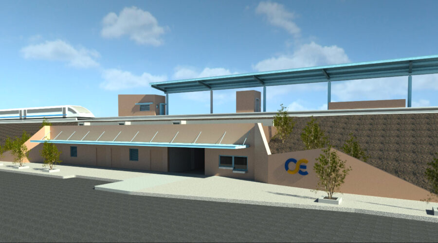 Gravouna Railway Station 3D image