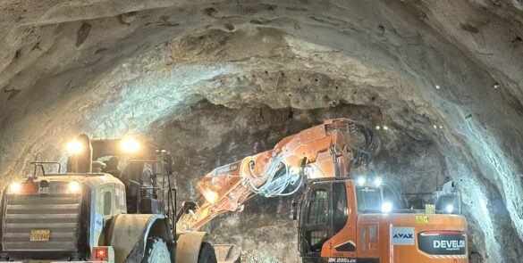 Tunnel 2 - excavation