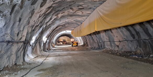 Tunnel 2 - excavation