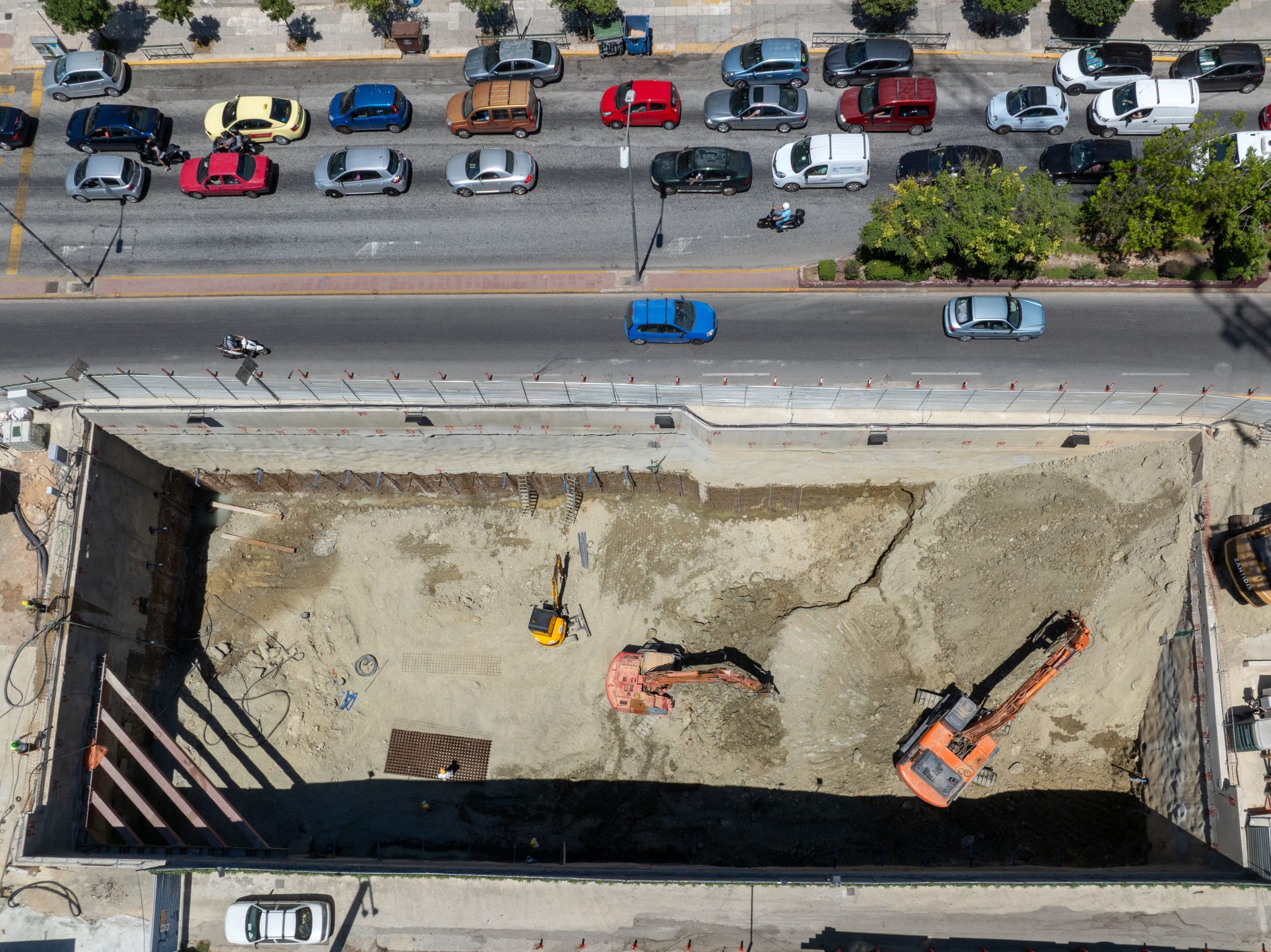 Galatsi Metro Station – Main C&C Box Retaining Structures